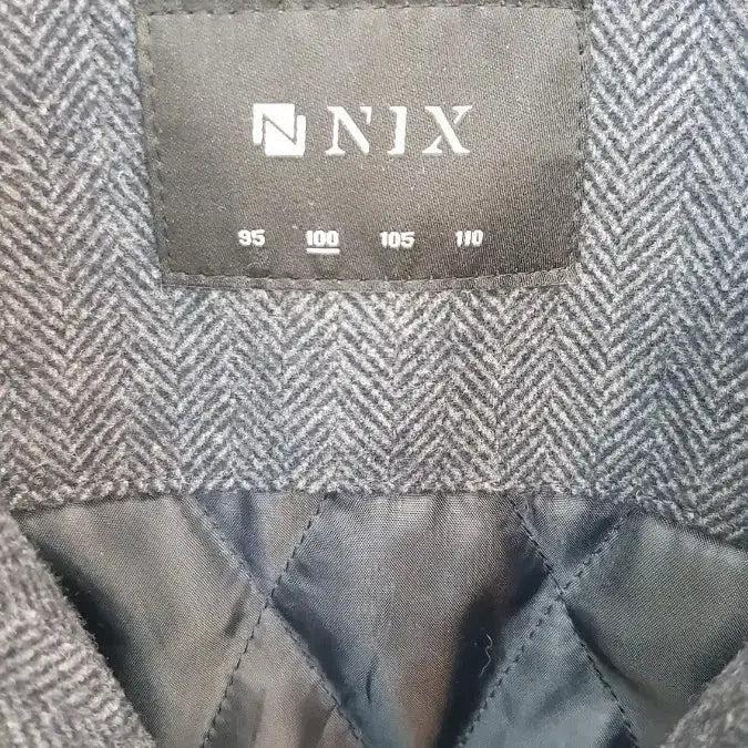 [BUNJANG] NIX Herringbone Charcoal Jacket 100 / NIX 헤링본 차콜 자켓100