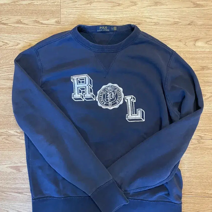 [BUNJANG] Polo Ralph Lauren Navy Sweatshirt / 폴로 랄프로렌 네이비 맨투맨 티셔츠 L 105