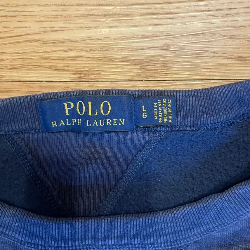 [BUNJANG] Polo Ralph Lauren Navy Sweatshirt / 폴로 랄프로렌 네이비 맨투맨 티셔츠 L 105
