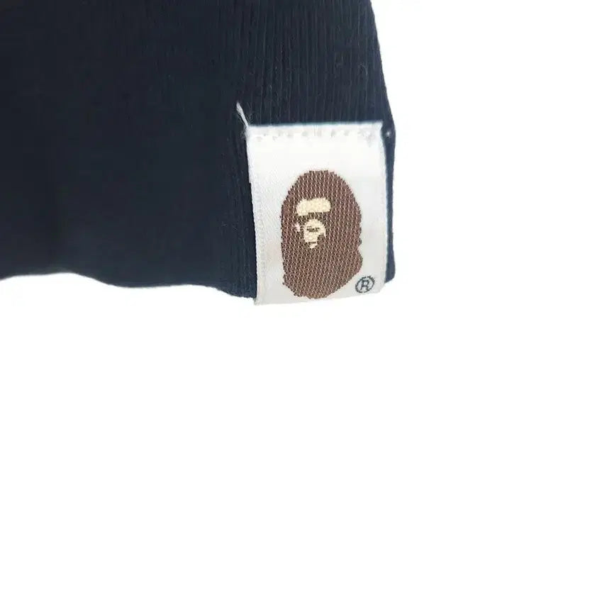 [BUNJANG] BAPE College Crewneck Sweatshirt (Black) - Men&