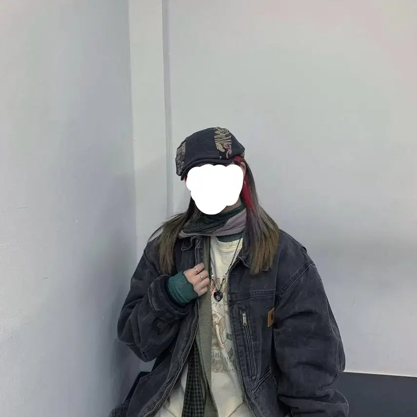 [BUNJANG] Vintage Patchwork Hunting Cap / 빈티지 헌팅캡