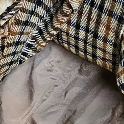 [BUNJANG] Daks Checkered Long Skirt - Vintage Style / 닥스체크모  스커트 빈티지 스타일