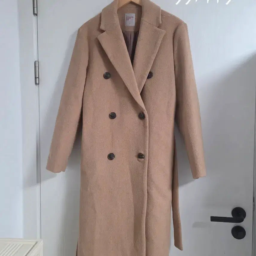[BUNJANG] 8 Seconds Handmade Long Coat (Wool 52%) / 에잇세컨즈 핸드메이드 롱 코트 울52
