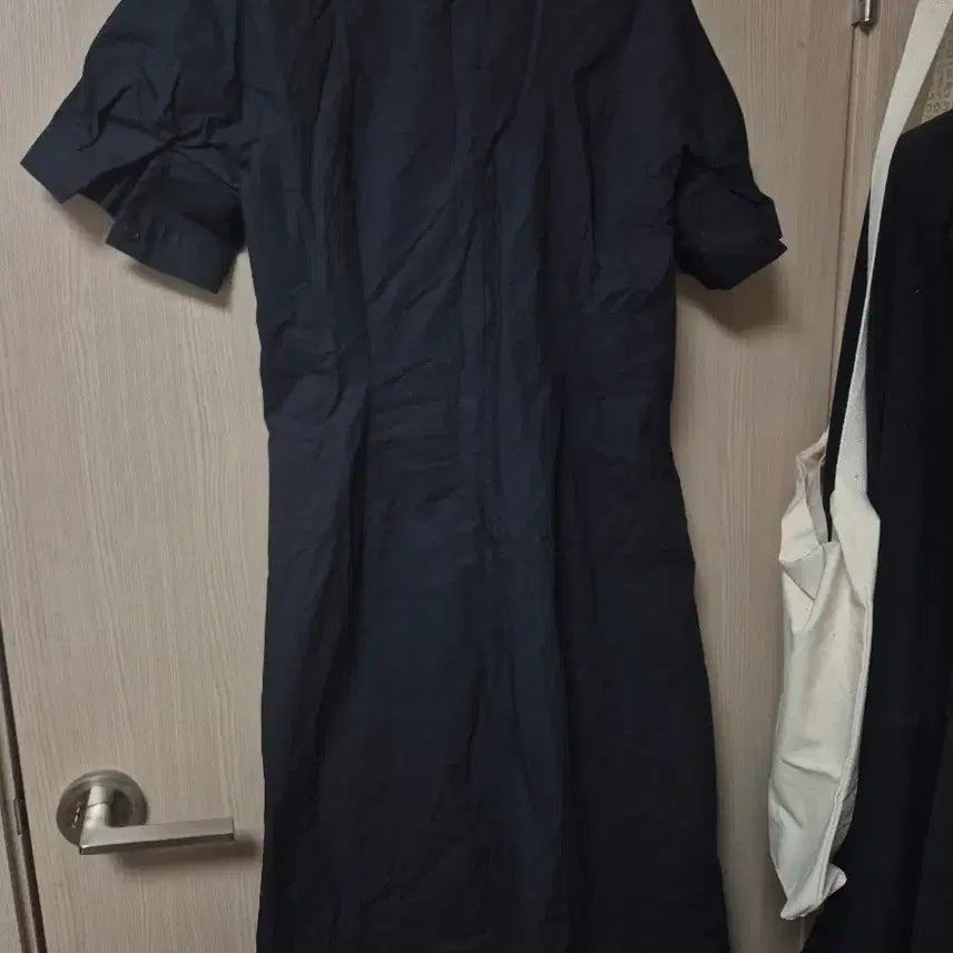[BUNJANG] Pureda Navy Shirt Dress / 새상품 퓨어다 네이비 셔츠 원피스