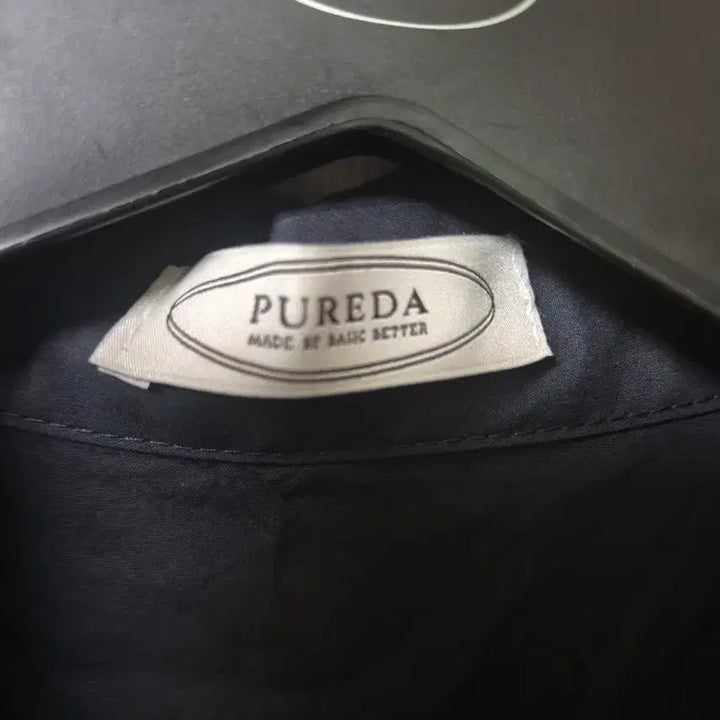 [BUNJANG] Pureda Navy Shirt Dress / 새상품 퓨어다 네이비 셔츠 원피스