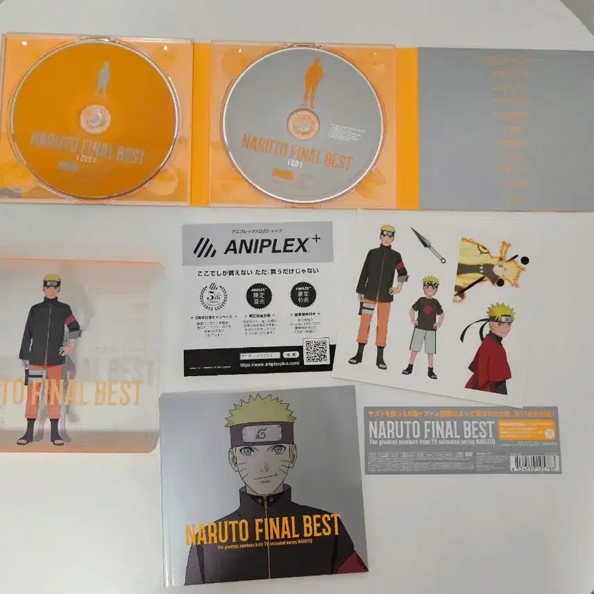 [BUNJANG] Naruto Final Best Album CD + DVD (Limited Edition) / 나루토 파이널 베스트 앨범 CD +DVD 기간생산한정판 일본정품