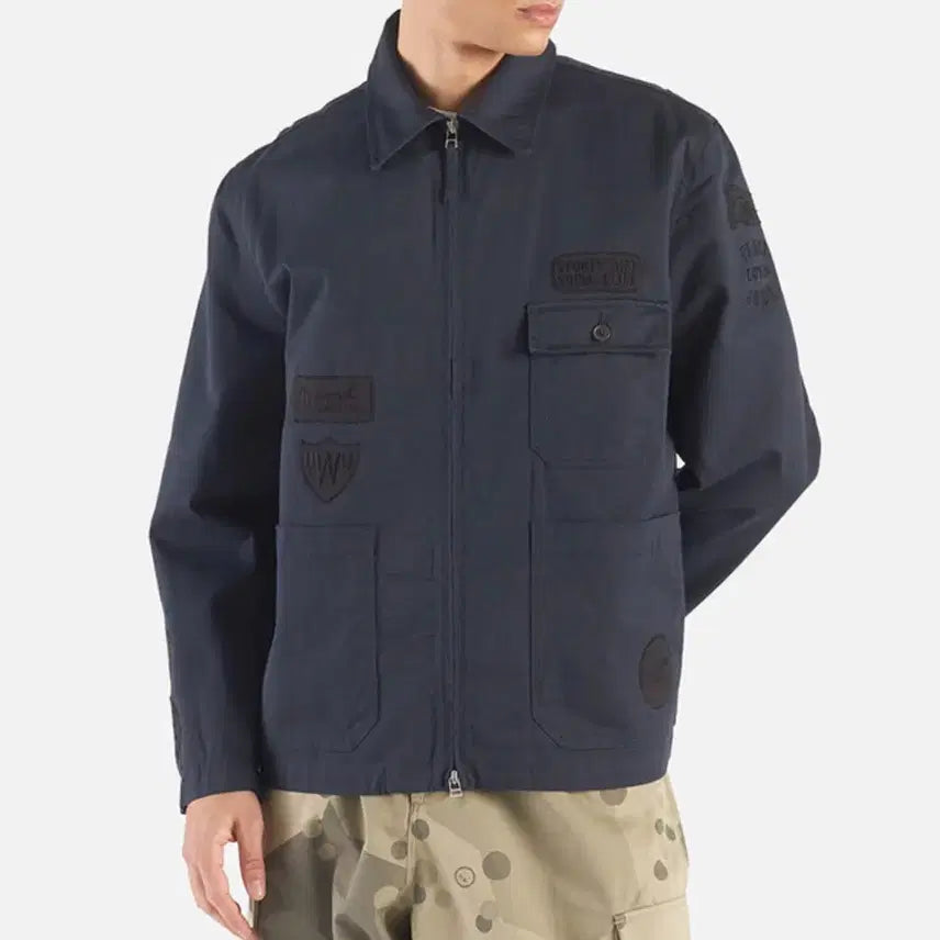 [BUNJANG] Universal Works Cotton Patch Jacket / [새상품/L] 유니버셜웍스 코튼 면 패치 자켓