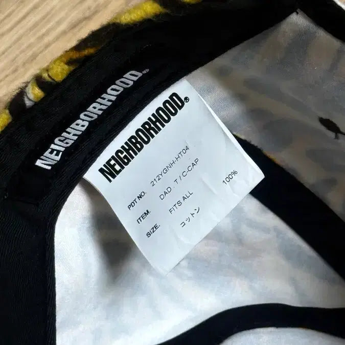 [BUNJANG] Neighborhood Yellow Tiger Ball Cap / 네이버후드 옐로우 타이거 볼캡 (새상품)