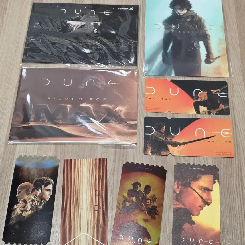 [BUNJANG] Dune Movie Goods Bundle Set / 듄 스티 오티 아트카드 등 영화 굿즈 세트
