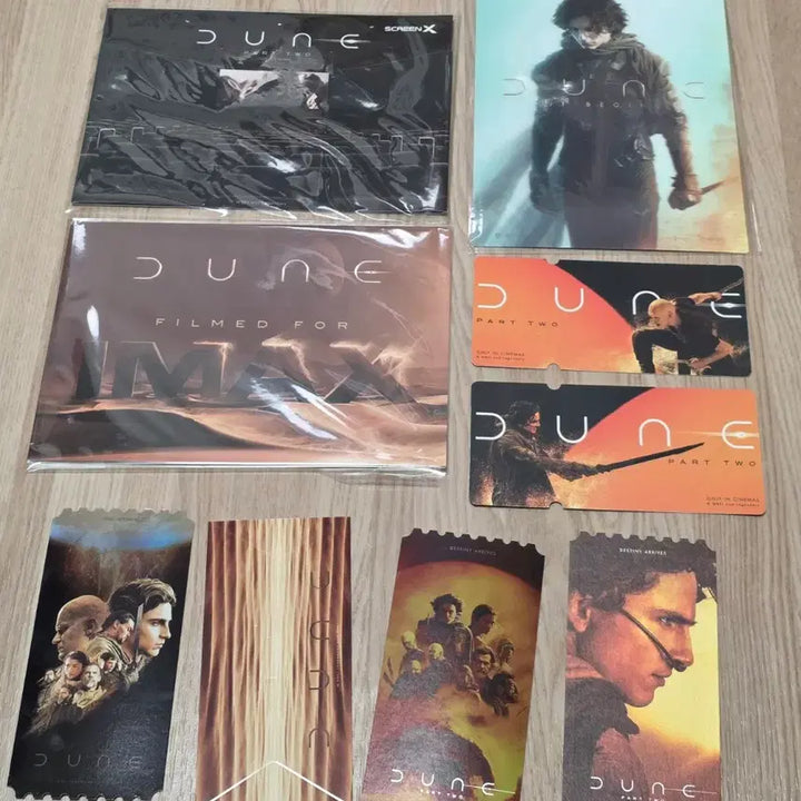 [BUNJANG] Dune Movie Goods Bundle Set / 듄 스티 오티 아트카드 등 영화 굿즈 세트