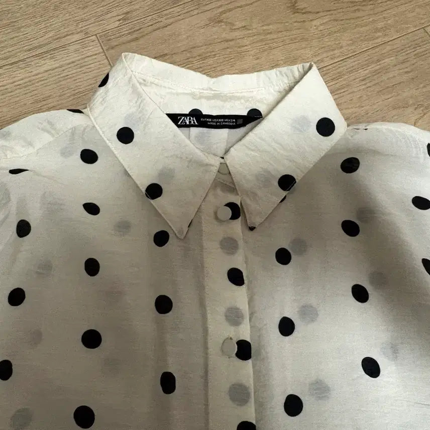 [BUNJANG] Zara Dot Blouse / 자라 도트 블라우스
