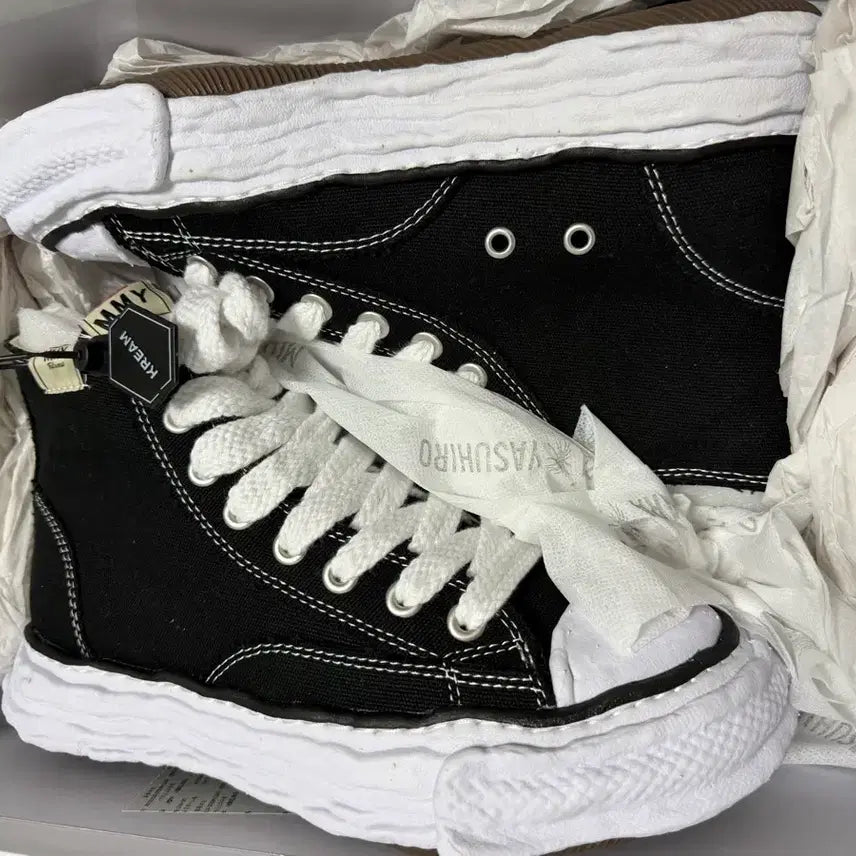 [BUNJANG] Mihara Yasuhiro Peterson 23 OG Canvas Sneakers High Top / 미하라야스히로 피터슨23 OG 솔 캔버스 스니커즈 하이탑