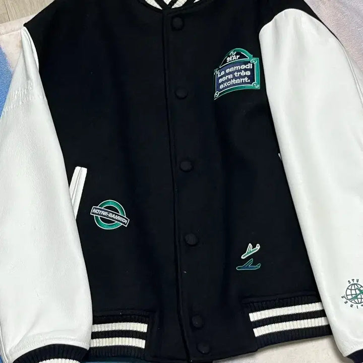 [BUNJANG] STU Varsity Jacket / STU 바시티 M