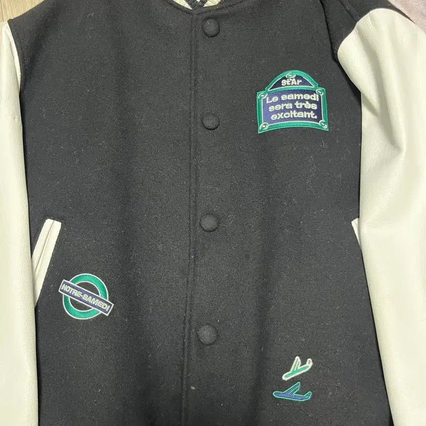 [BUNJANG] STU Varsity Jacket / STU 바시티 M