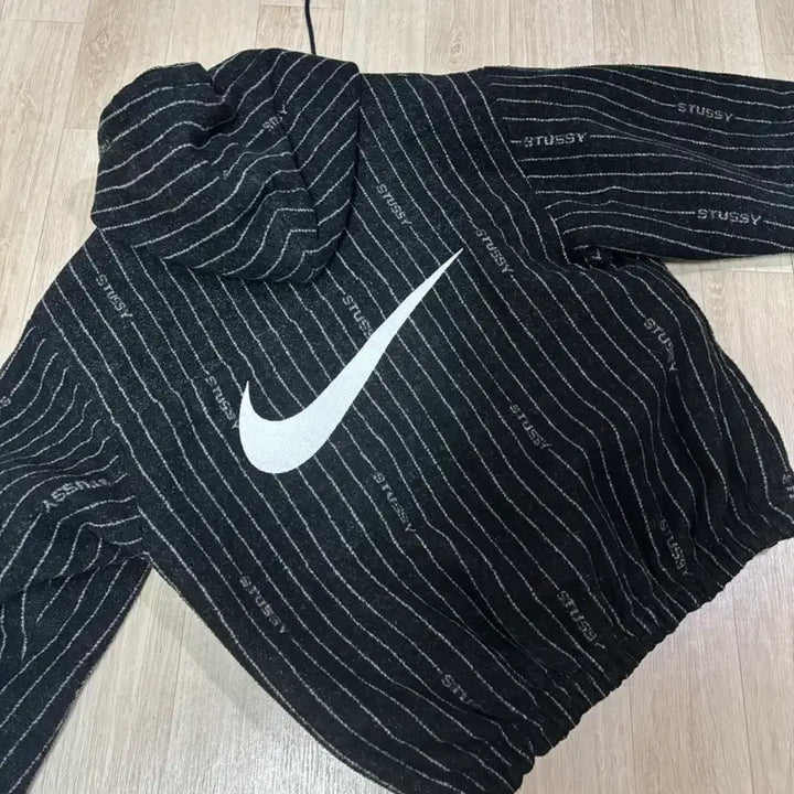 [BUNJANG] Nike Stussy NRG Stripe Wool Jacket (Size M) / 나이키 스투시 NRG 스트라이프 울자켓 M사이즈 판매