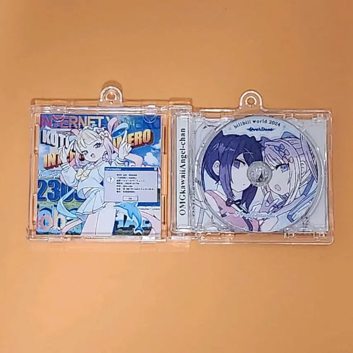 [BUNJANG] NFC CD Keyring / 덤스티커)니디걸 오버도스 쵸텐 NFC CD키링 인터넷 야메로 아메짱