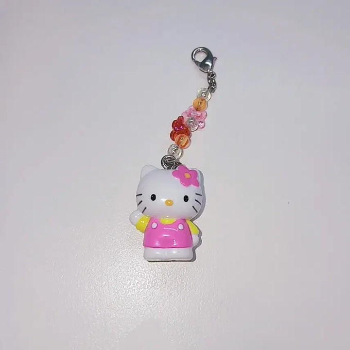 [BUNJANG] Vintage Hello Kitty Floral Strap / 꽃 고전키티스트랩