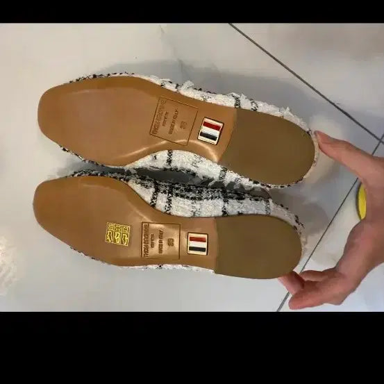 [BUNJANG] Thom Browne Tweed Ballerina Flats (Size 36) / 톰브라운 트위드 발레리나 플랫슈즈 36(230-235가능)