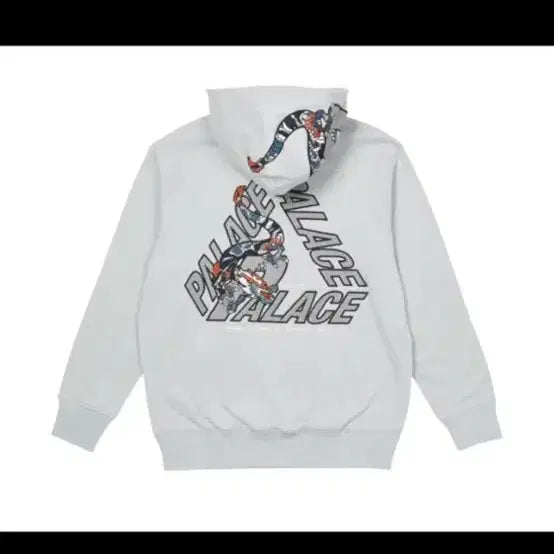 [BUNJANG] Palace Dragon P-3 Hoodie Gray / [XL] 팔라스 드래곤 P-3 후드 그레이