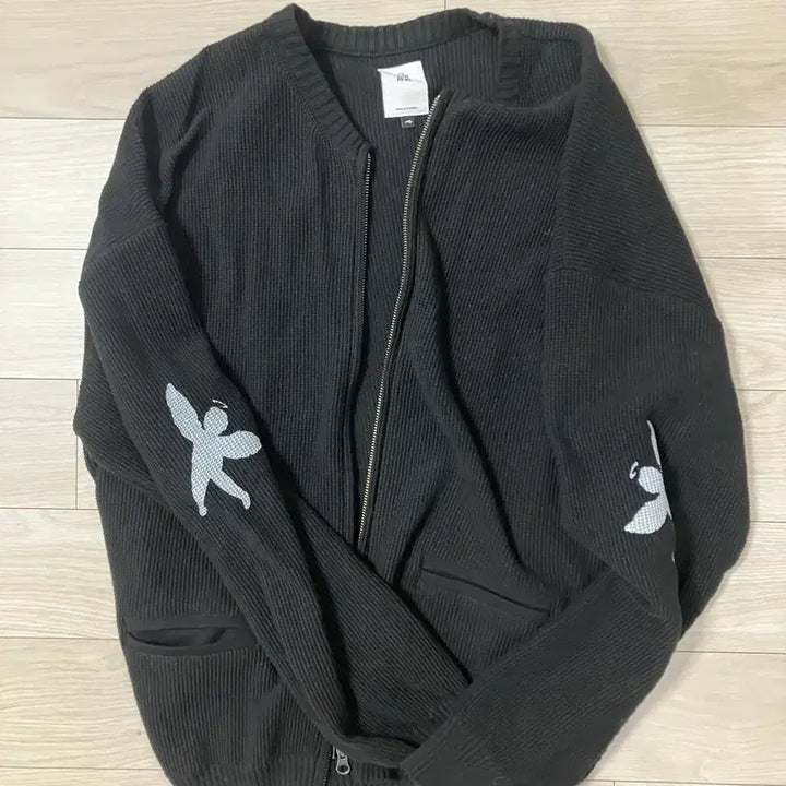 [BUNJANG] Politeulu Waffle Knit Angel / 폴리테루 와플 니트 집 엔젤 판매합니다