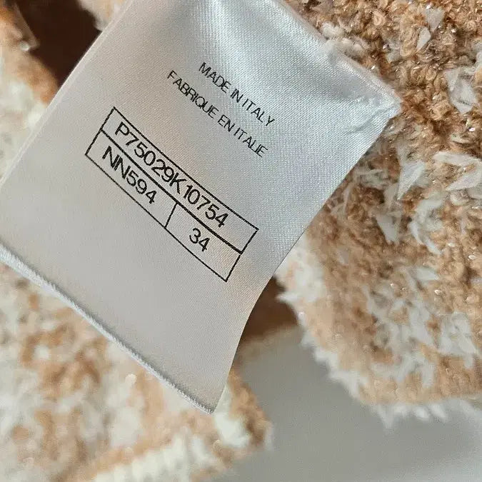 [BUNJANG] Chanel 23s Tweed Jacket Beige/White 34 / 샤넬 23s 트위드 자켓 베이지/화이트 34