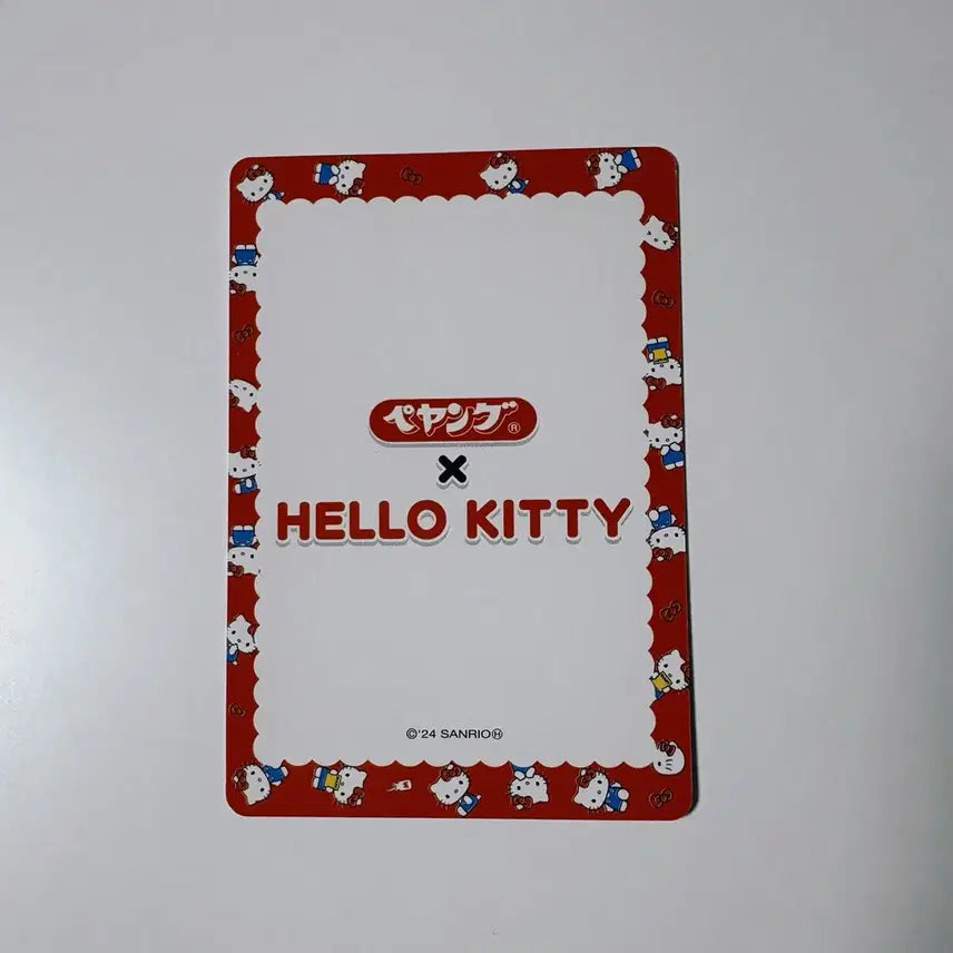 [BUNJANG] Hello Kitty Peyang Yakisoba Collaboration Photocard / 헬로키티 페양구 페양그 야끼소바 콜라보 한정 포토카드 포카 산리오