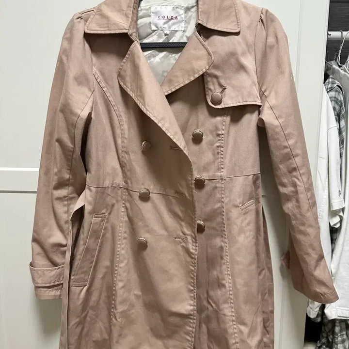 [BUNJANG] Colza Pink Trench Coat / colza 콜자 핑크 트렌치 코트 스나계 일본 빈티지 grl 히메갸루