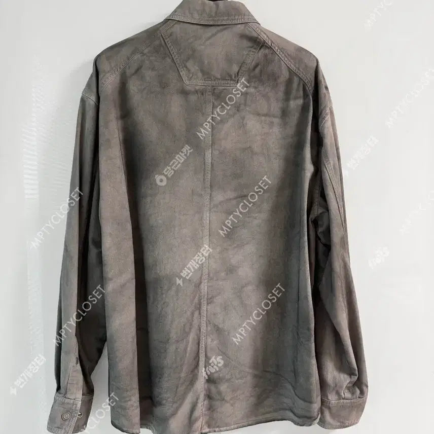 [BUNJANG] Juun.J Painted Denim Shirt Beige / [46] 준지 25fW 페인티드 데님 셔츠 베이지