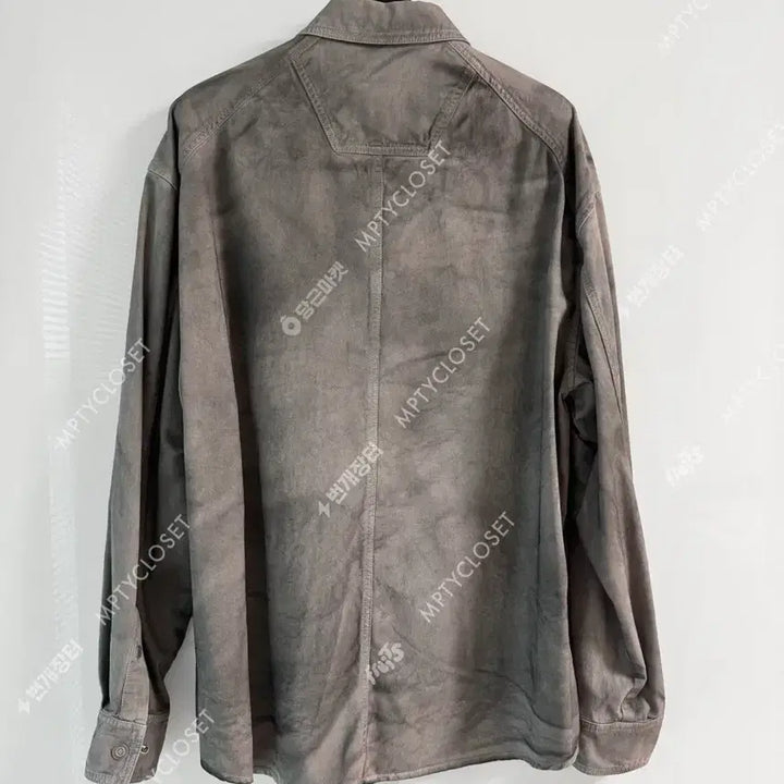 [BUNJANG] Juun.J Painted Denim Shirt Beige / [46] 준지 25fW 페인티드 데님 셔츠 베이지