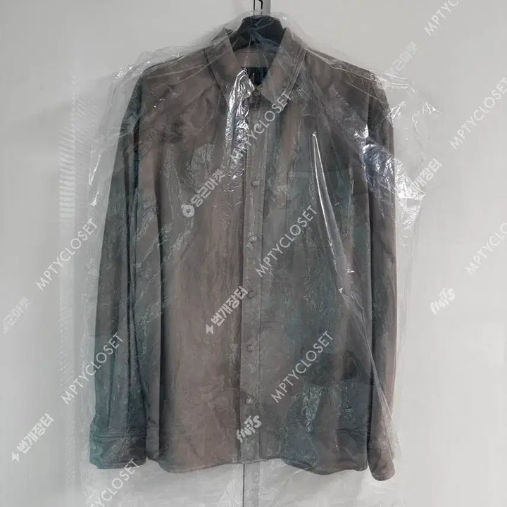 [BUNJANG] Juun.J Painted Denim Shirt Beige / [46] 준지 25fW 페인티드 데님 셔츠 베이지