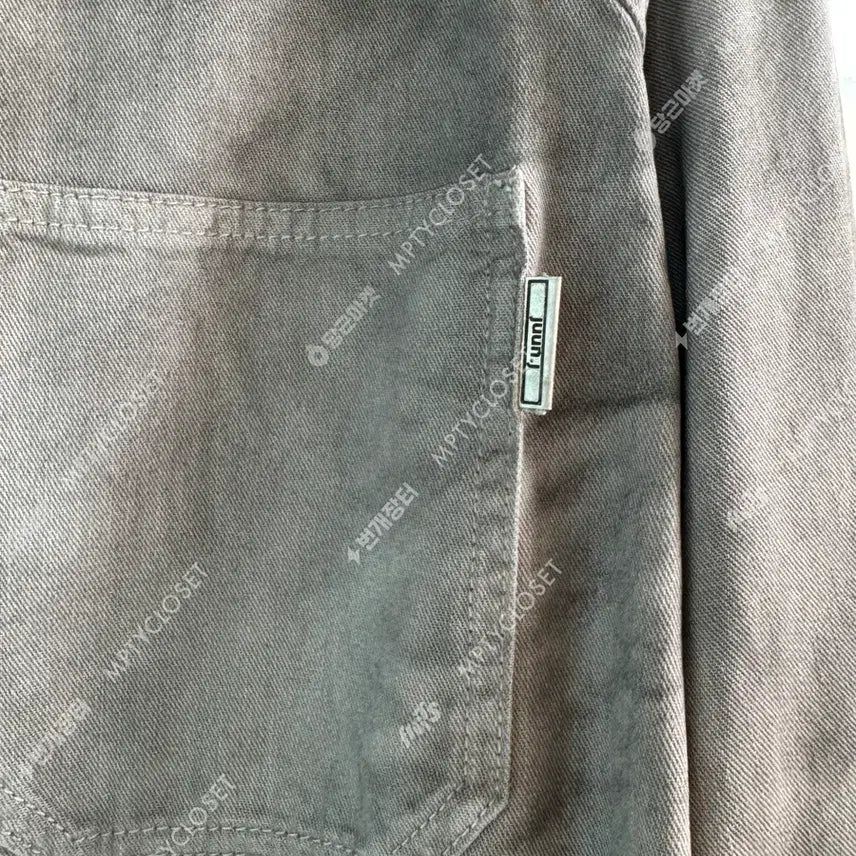 [BUNJANG] Juun.J Painted Denim Shirt Beige / [46] 준지 25fW 페인티드 데님 셔츠 베이지