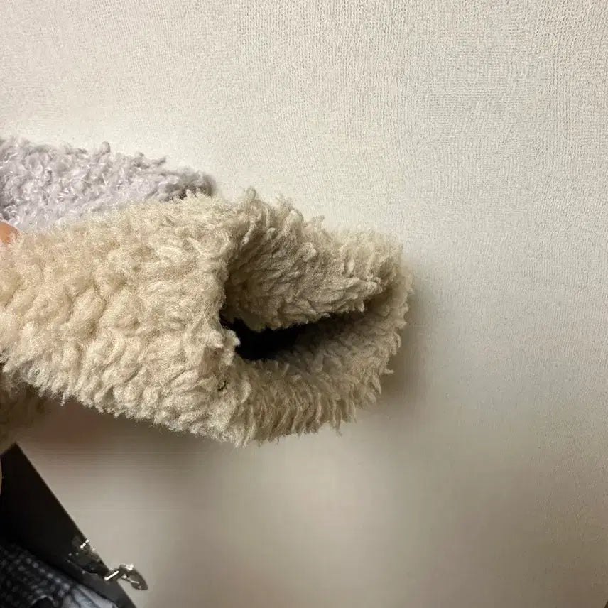 [BUNJANG] Facade Pattern Reversible Lambswool Short Mustang / 파사드패턴 램스울 리버시블 숏 무스탕