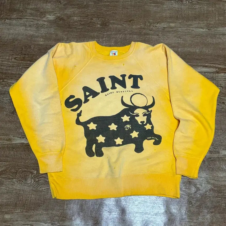 [BUNJANG] Saint Michael Kaws Sweatshirt M / 세인트미카엘 카우스웻셔츠 M