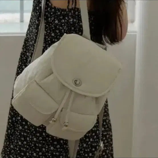 [BUNJANG] Oh! The Padding Backpack (Black) / 오브히 패디드 백팩 블랙 컬러 새상품