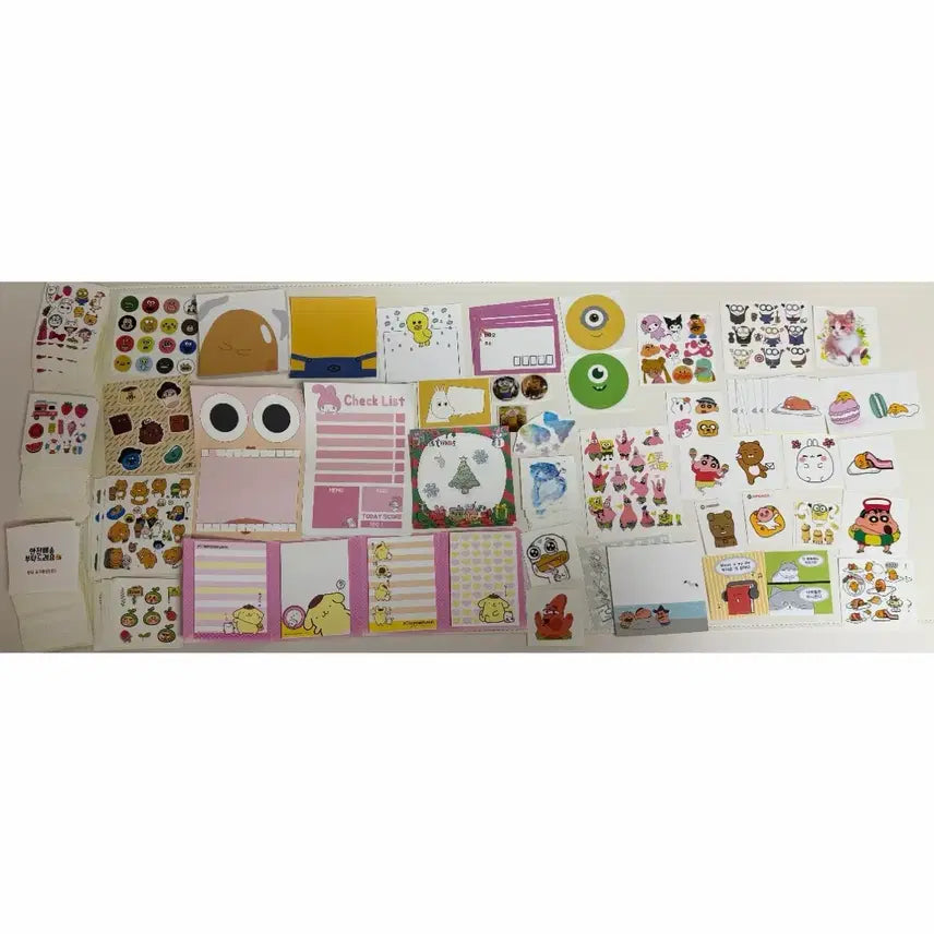 [BUNJANG] Bundle Set Decorative Stickers and Memo Pads / 다꾸 스티커 떡메 일괄