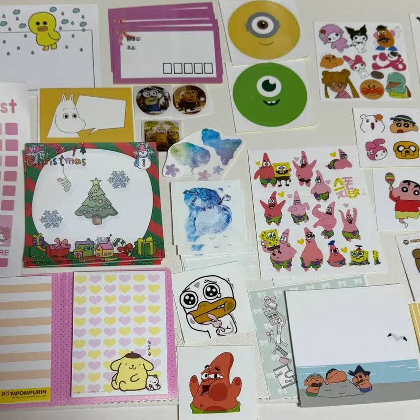 [BUNJANG] Bundle Set Decorative Stickers and Memo Pads / 다꾸 스티커 떡메 일괄