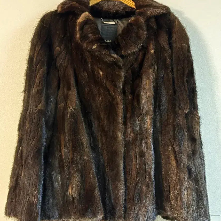 [BUNJANG] Resume Mink Jacket Dark Brown - Size 77 / <밍크>레쥬메 밍크 자켓 다크 브라운-77사이즈