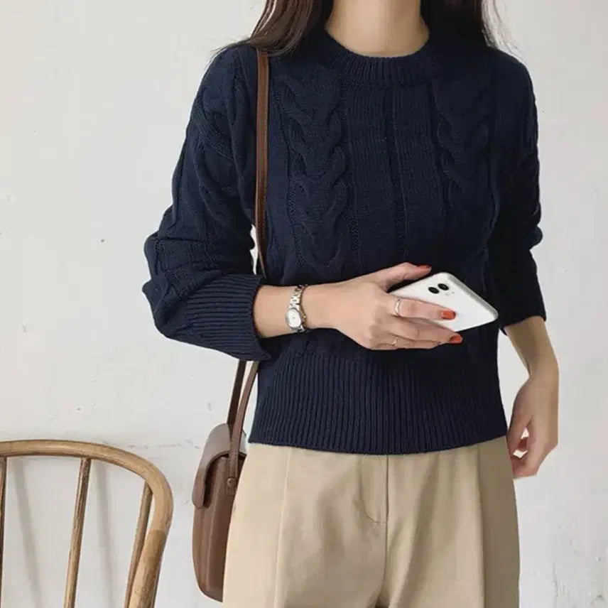 [BUNJANG] Ivory Knit Sweater / 아이보리 니트