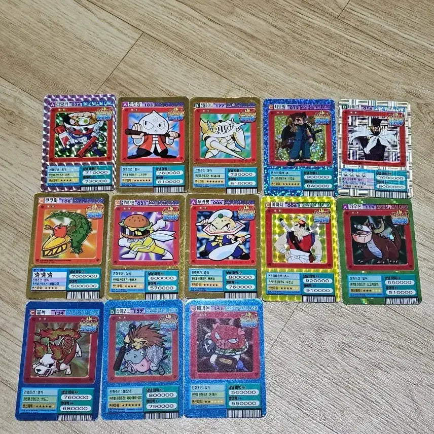 [BUNJANG] Yori King Jori King First Edition Card Bundle / 요리킹조리킹 초판 카드 일괄