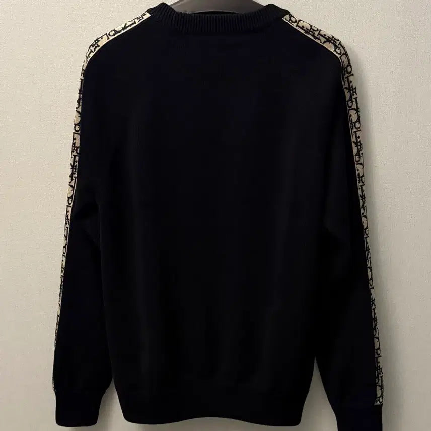 [BUNJANG] Dior Oblique Sweater Insert Cotton Jersey Deep Blue / [새상품급,S]디올 오블리크 스웨터 인서트 코튼 저지 딥 블루