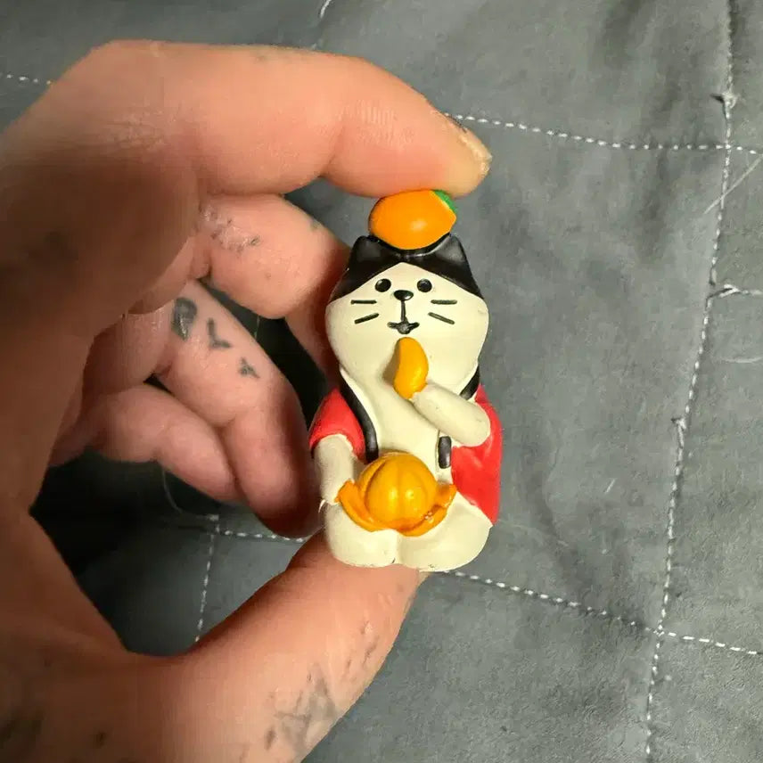 [SOLD OUT] 제주 감귤 고양이 피규어