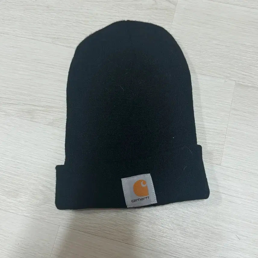 [BUNJANG] Carhartt Unisex Black Beanie / 정품) 칼하트 남녀공용 비니 검정색 블랙 새상품 컨디션