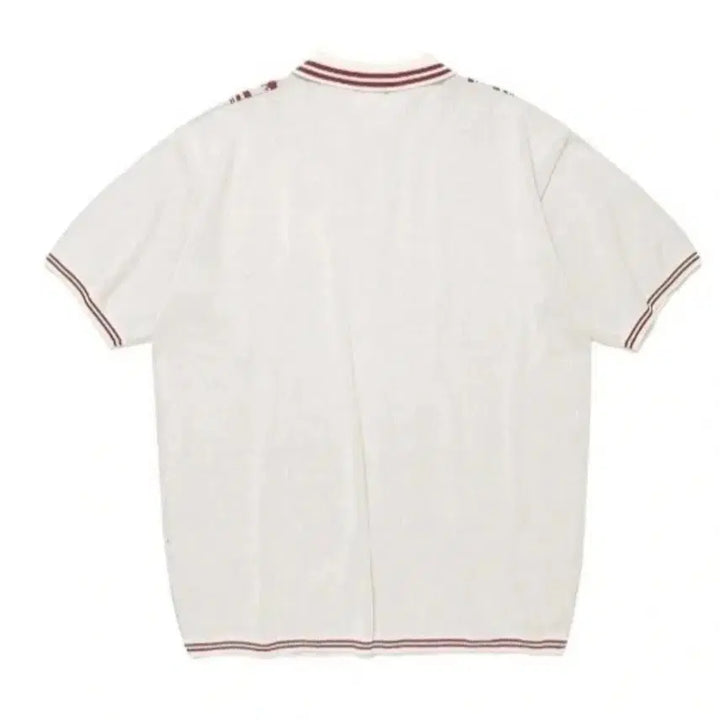 [BUNJANG] KAVISH Striped Half Sleeve Knit Shirt M / 카비시 스트라이프 하프 슬리브 니트 셔츠 M