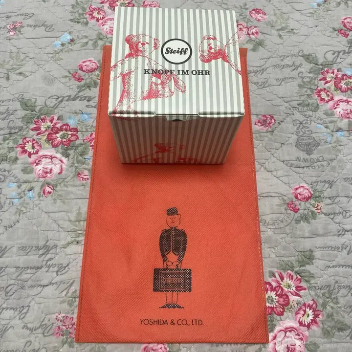 [BUNJANG] Yoshida Porter Steiff Teddy Bear IRON BLUE / 요시다 포터 슈타이프 Steiff 테디베어 IRON BLUE ver.