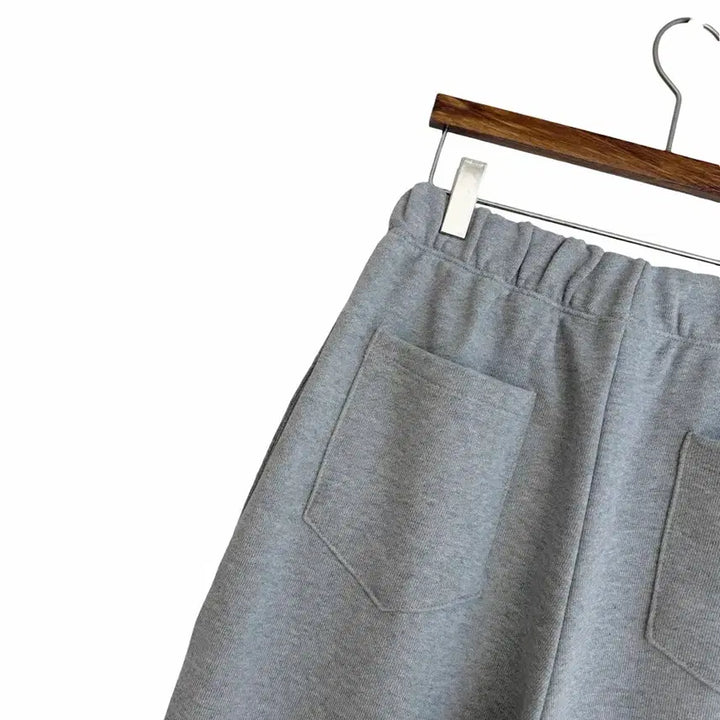 [BUNJANG] Semi Bootcut Jersey Banded Pants - Gray / 교신안함)세미부츠컷 쭈리 밴딩 팬츠-그레이