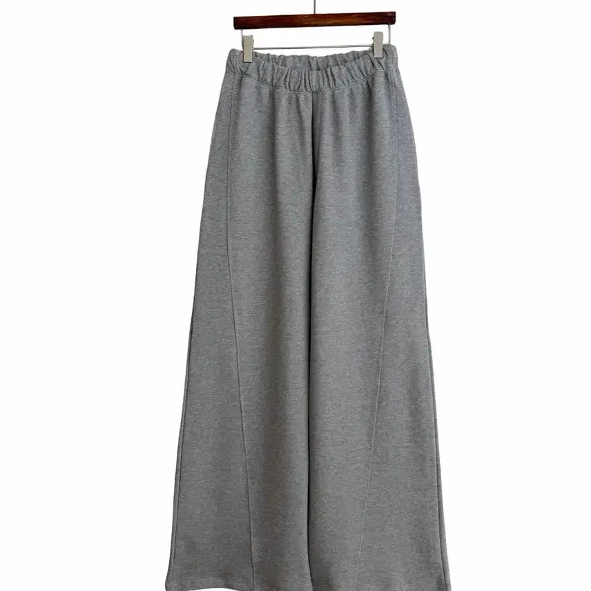 [BUNJANG] Semi Bootcut Jersey Banded Pants - Gray / 교신안함)세미부츠컷 쭈리 밴딩 팬츠-그레이