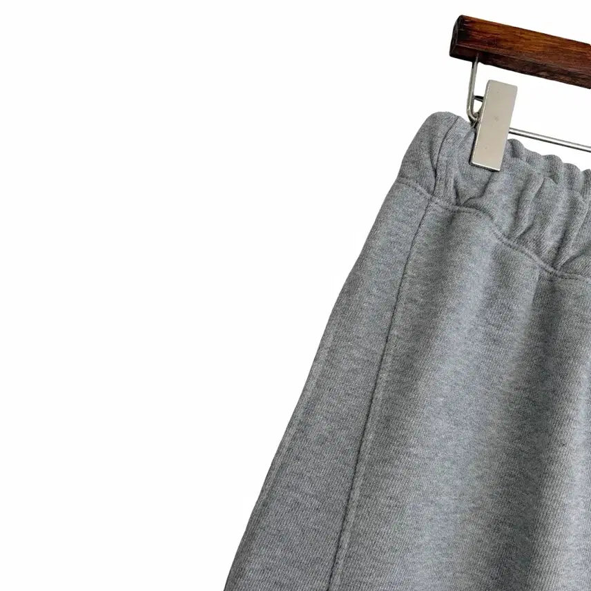 [BUNJANG] Semi Bootcut Jersey Banded Pants - Gray / 교신안함)세미부츠컷 쭈리 밴딩 팬츠-그레이