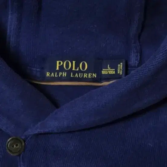[BUNJANG] Polo Ralph Lauren Shawl Collar Sweatshirt / [무배]폴로 랄프로렌 숄칼라 맨투맨 L 네이비