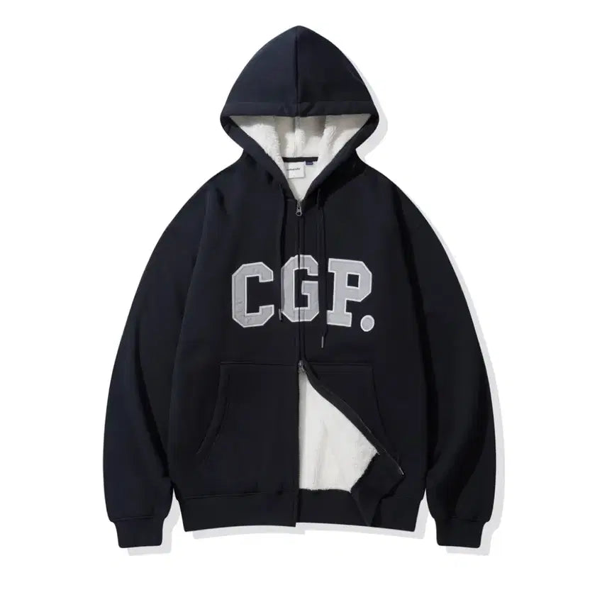 [BUNJANG] CGP 아치 로고 보아 후드집업L / CGP 아치 로고 보아 후드집업L