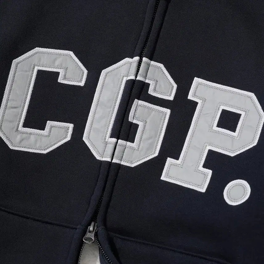 [BUNJANG] CGP 아치 로고 보아 후드집업L / CGP 아치 로고 보아 후드집업L